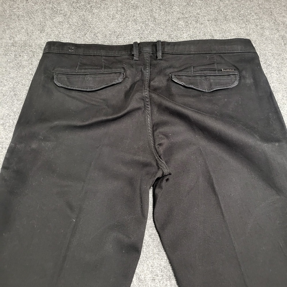 DIESEL MEN'S SLIM CHINO BLACK BUTTON FLY BELT LOOPED PANTS MEN'S SIZE 40W x 30L - Picture 15 of 16